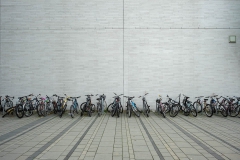 October 6th, 2019 -- bicycles next to the Student Union Building.